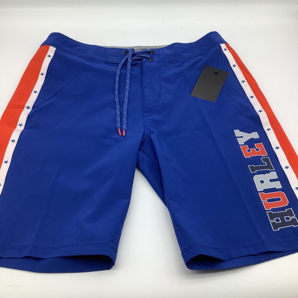 Hurley Mens BBQ‎ Summer School Swim Board Shorts Size 30 NWT